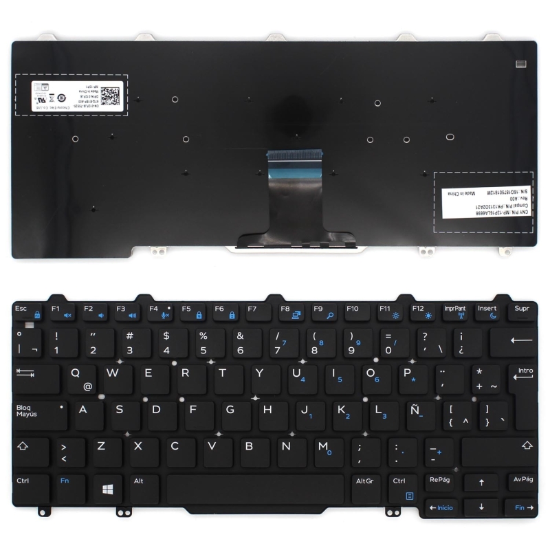 Tastiera per laptop Dell Latitude E7250 - Dell Latitude E7270 latina