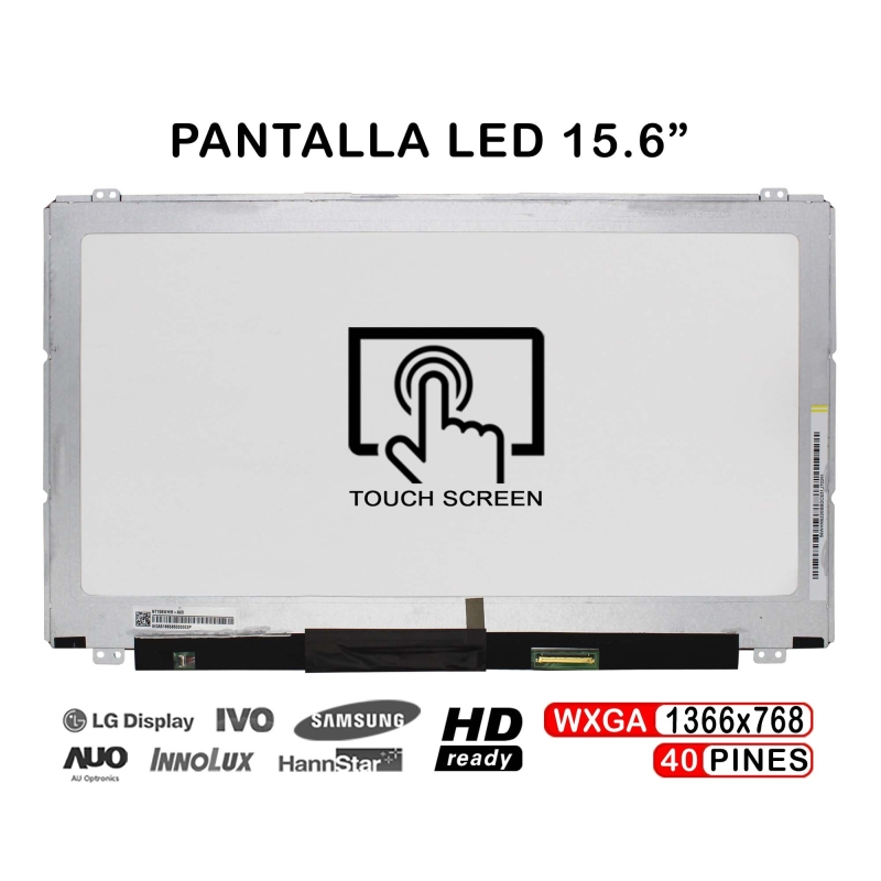 PANTALLA TÁCTIL LED DE 15.6" PARA PORTÁTIL NT156WHM-A00