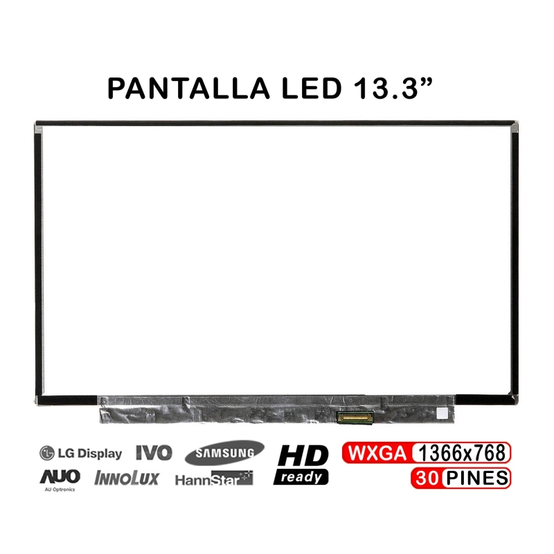 PANTALLA LED DE 13.3" PARA PORTÁTIL TOSHIBA PORTEGE Z30 G33C0007V110