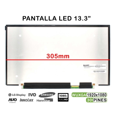 Schermo LED per laptop Toshiba Portege Z30 da 13,3" | Sharp LQ133M1JW02A