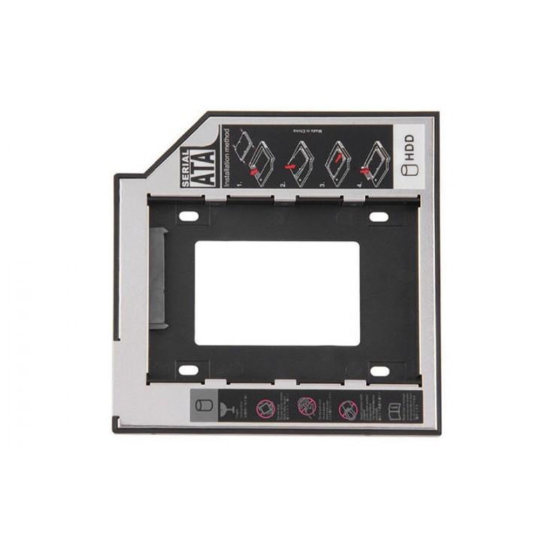 Supporto per custodia per disco rigido Caddy CD DVD 2.5 2nd 9mm universale