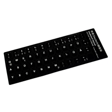 Etiqueta teclado idioma alemán, Etiqueta teclado Alemán