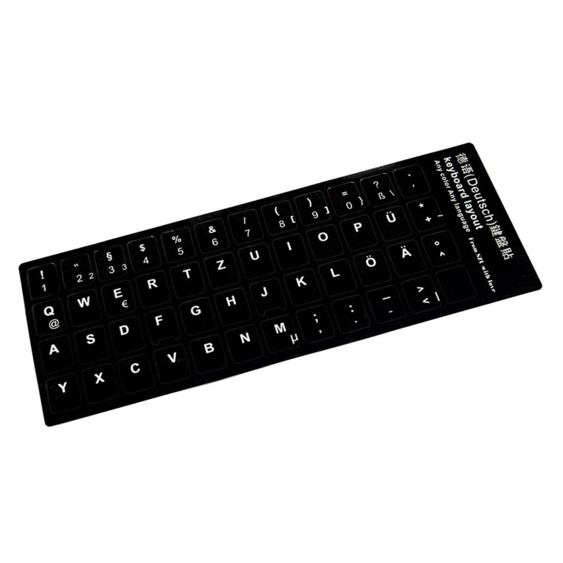Etiqueta teclado idioma alemán, Etiqueta teclado Alemán