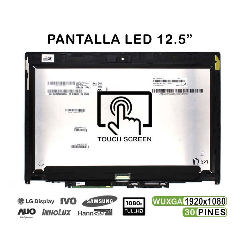 Schermo LED da 12,5" per laptop Lenovo ThinkPad Yoga 260