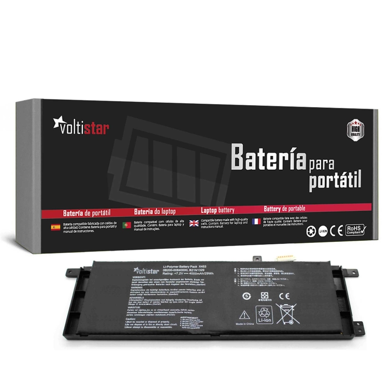 Batteria Asus X553M, Batteria per laptop Asus F553M, Batteria B21N1329