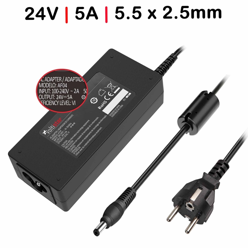 CARGADOR 24V  5.0A 120W  5.5mm*2.5mm