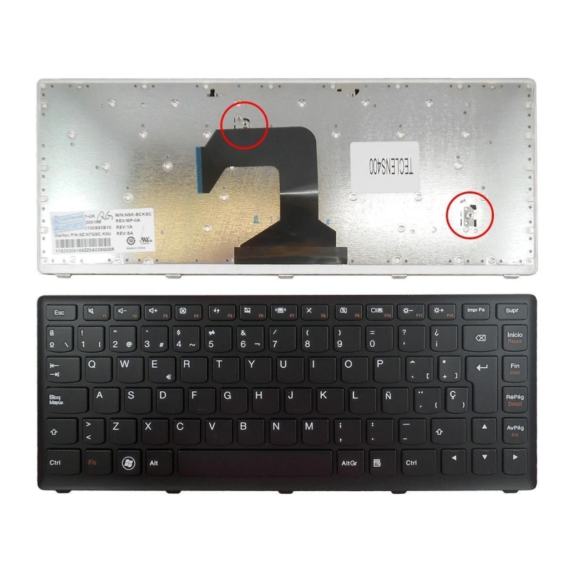 Tastiera per laptop Lenovo IdeaPad serie S400 | 25208657