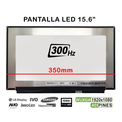 Acquista Schermo LED portatile da 15,6" B156HAN12.0 300Hz 40 Pin 350mm