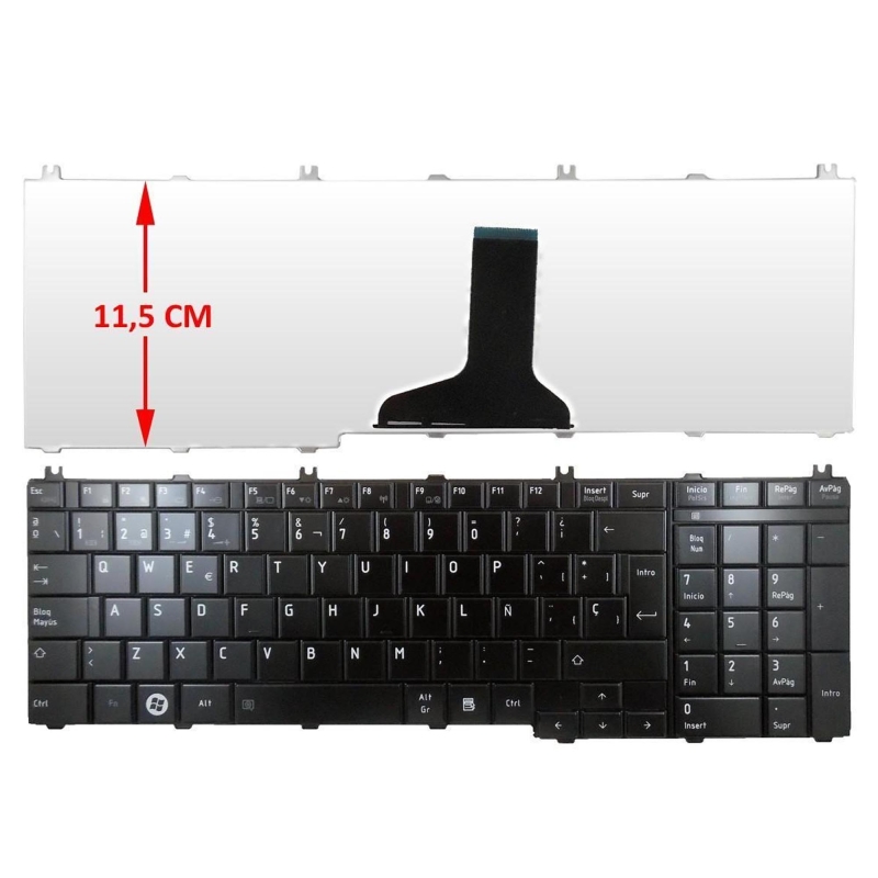 TECLADO PARA PORTÁTIL TOSHIBA SATELLITE C650 C660