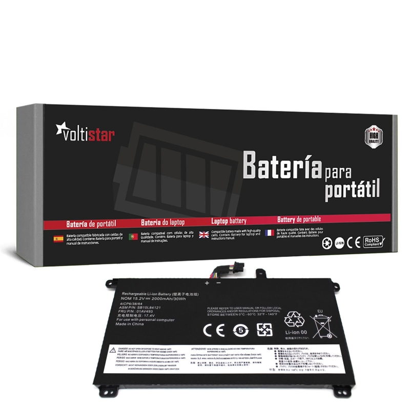 Batteria per laptop Lenovo ThinkPad T570 - Lenovo ThinkPad T580 | 00UR891