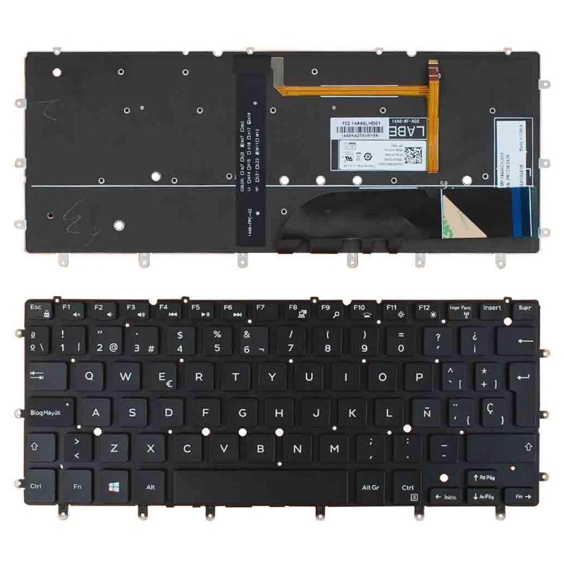 Tastiera portatile retroilluminata per Dell XPS 13 9343