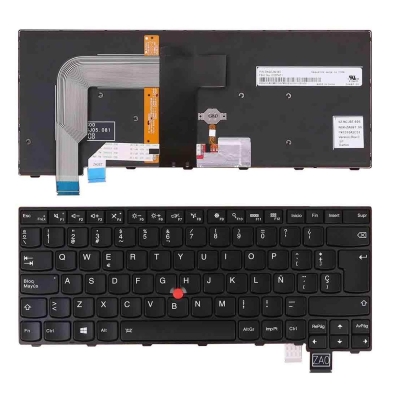 Tastiera retroilluminata Lenovo Thinkpad T460S cornice nera