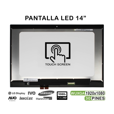 Schermo LED per laptop HP 14-BF009NS FHD da 14" | NV140FHM-N48 V8.1