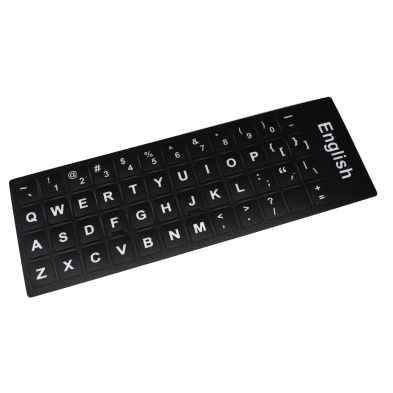 Etiqueta teclado castellano preto, etiqueta teclado castellano preto
