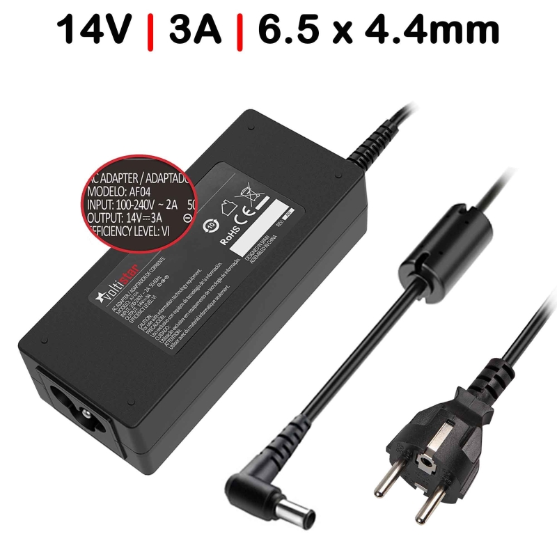 CARGADOR PARA PORTÁTIL 12V 2A 6.5 X 4.4MM
