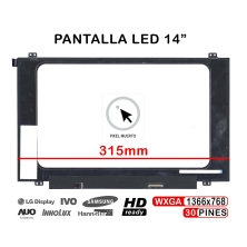 Acquista schermo LED per laptop da 14" N140BGA-EA4 C1 pixel morti da 315 mm