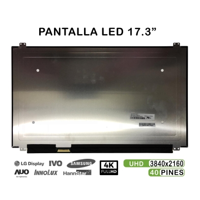 Schermo LED laptop 17,3" LQ173D1JW31 3840X2160 40 Pin