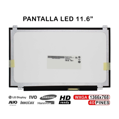 Ecrã LED de 11.6" portatil N116BGE-L41 - N116BGE-L32