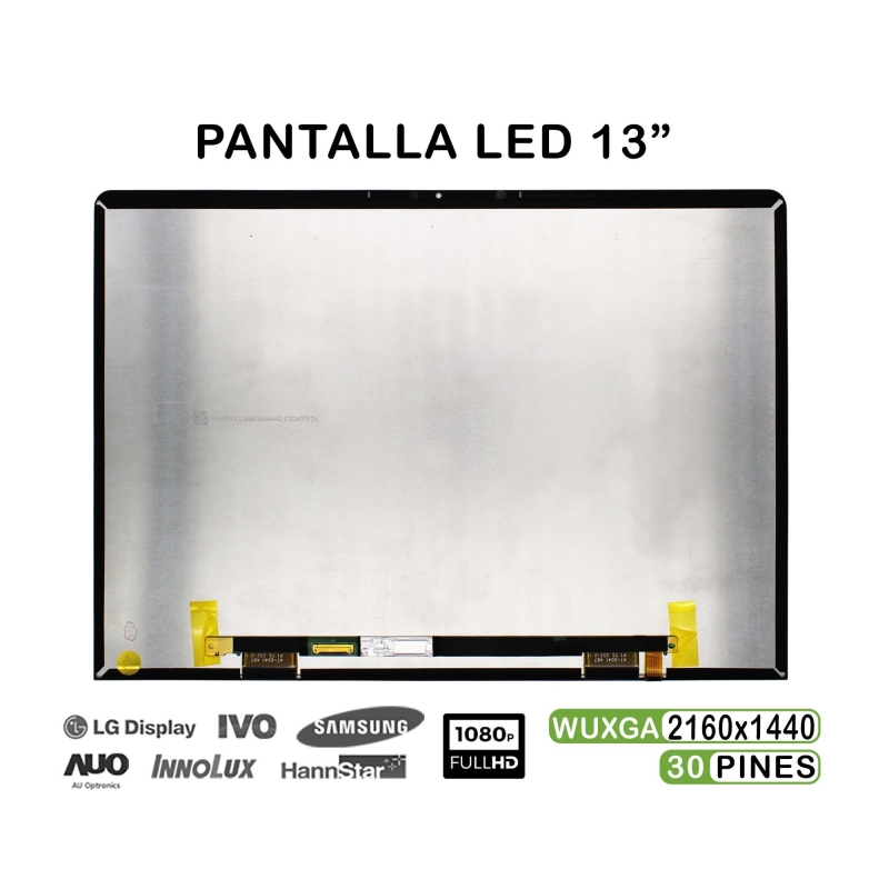 Schermo LED portatile 13" TV130WTM-NH0 2160X1440 30 Pin
