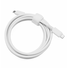 Cavo USB-C con ricarica rapida chip e-mark da 140 W 1,80 m Bianco