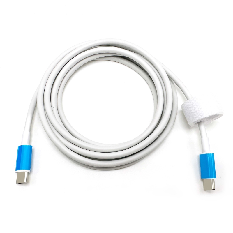 Cable USB-C con carga rápida 87W 1.80m Blanco