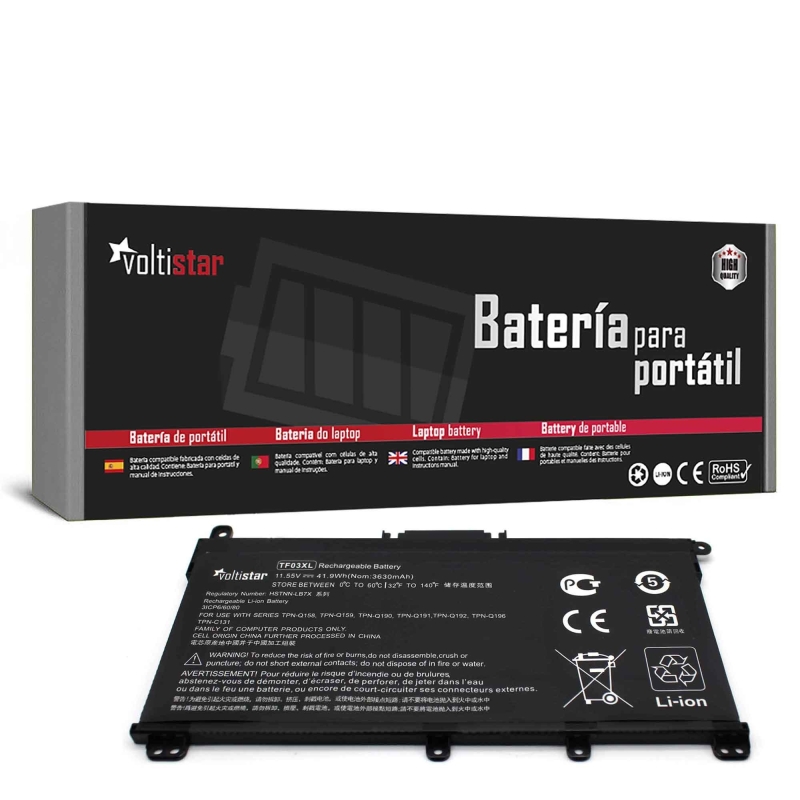 BATERÍA PARA PORTÁTIL HP PAVILION X360 14-BF 14-BK 14-BP TF03XL 920046-421