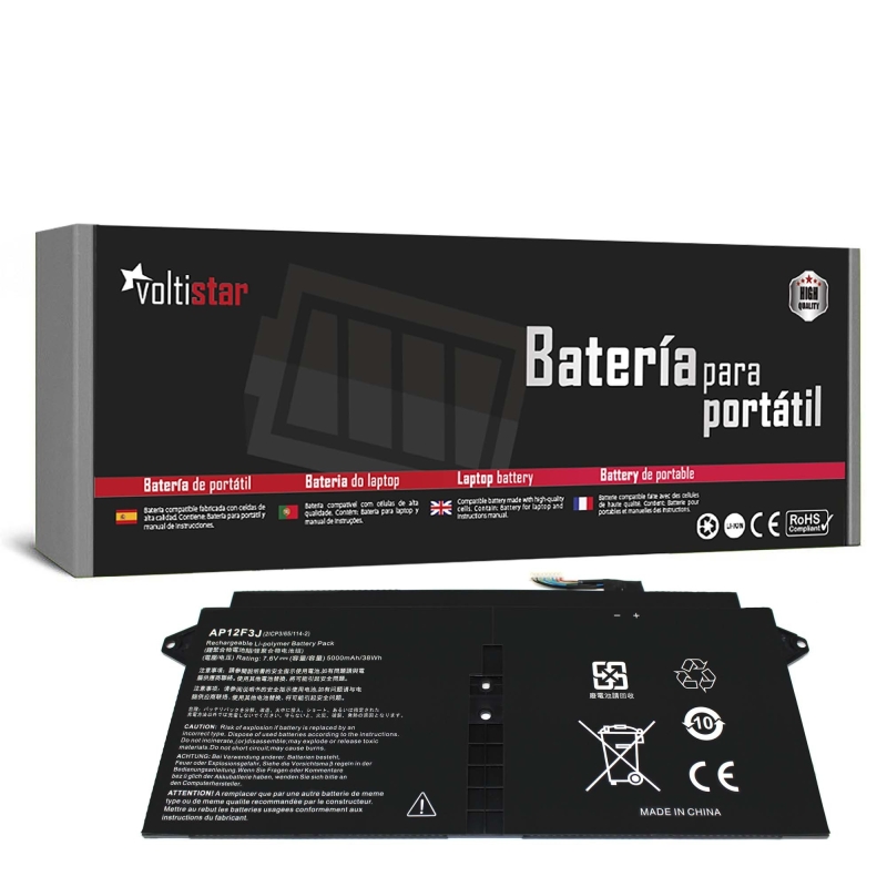 Batteria per laptop UltraBook Acer Aspire S7-391 | AP12F3J