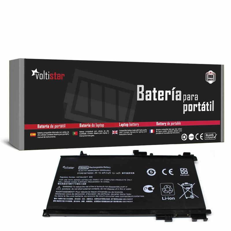 Batteria per laptop HP Pavilion 15-BC200NB, batteria TE04XL, 905175-271