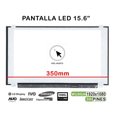 Schermo LED 15.6" per laptop NV156FHM-N47 - LP156WF4-SPL3