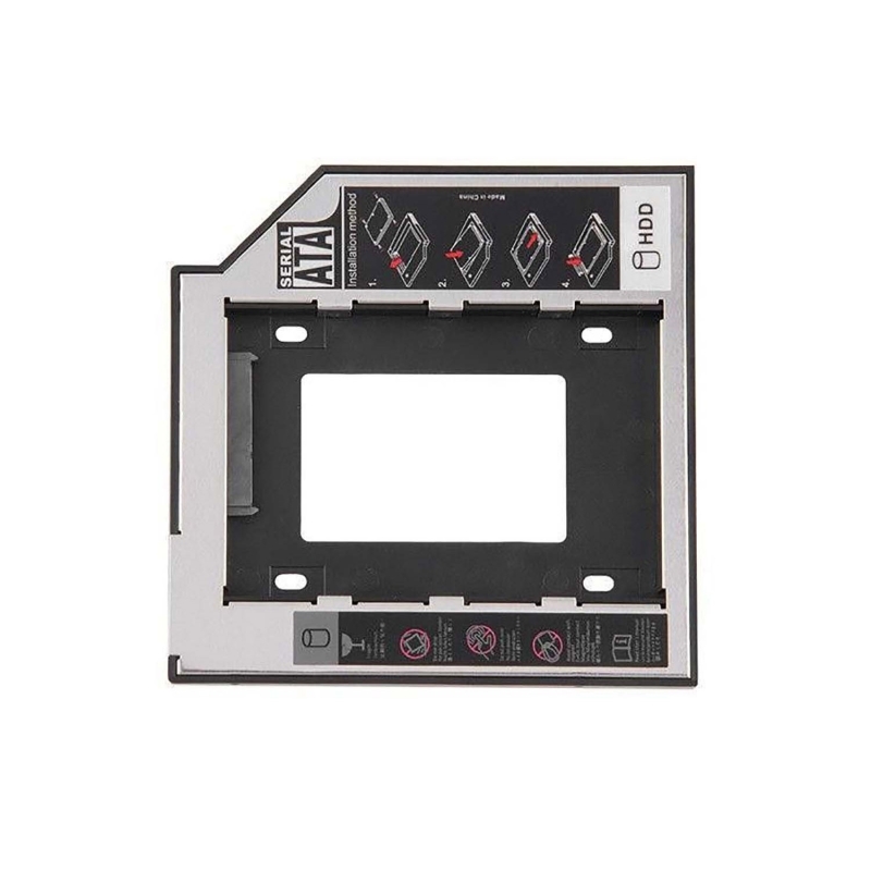 Supporto per custodia per disco rigido Caddy CD DVD 2.5 2° 12,7 mm universale