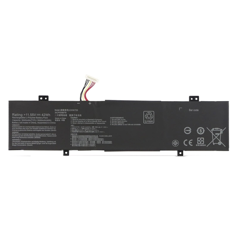 BATTERIA PER COMPUTER PORTATILE ASUS VIVOBOOK FLIP 14 TP412U TP412UA TP412FA C31N1733