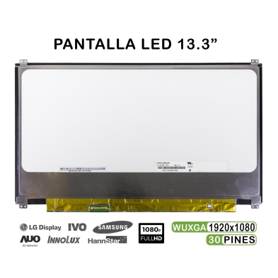 Schermo Led Per Laptop 13,3" N133hse-Ea1