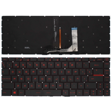 Tastiera portatile retroilluminata MSI GF63 - MSI GF65 nera