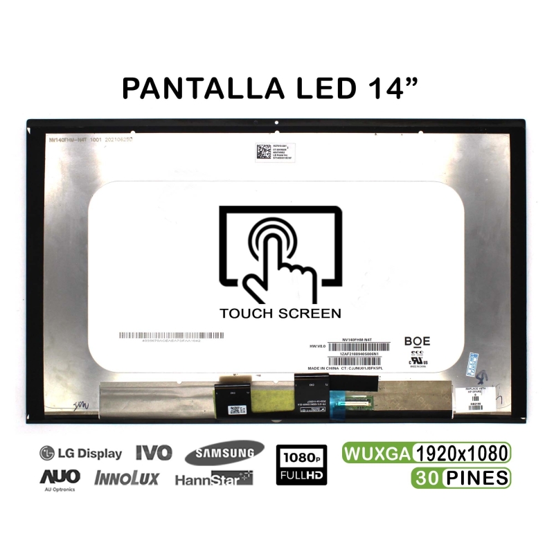 Acquista il touch screen LED da 14" per il laptop HP Pavilion x360 14M-BY FHD