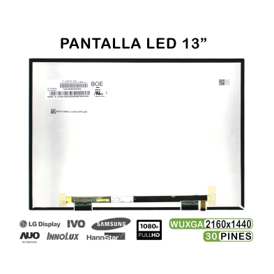 Schermo LED per laptop da 13" P130ZFA-BA1 2160X1440 30 Pin