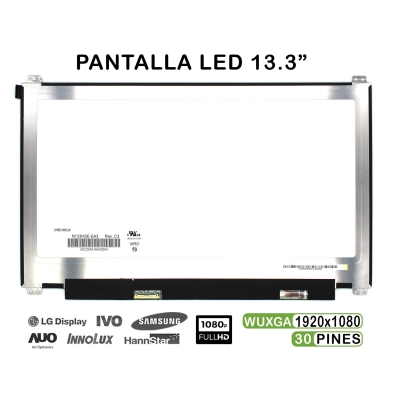 Schermo LED da 13,3" per laptop N133HSE-EA3 Rev.C3 30 pin