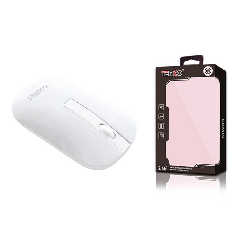 Mouse wireless 2.4G Versione silenziosa | Bianco