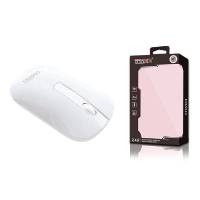 Mouse wireless 2.4G Versione silenziosa | Bianco
