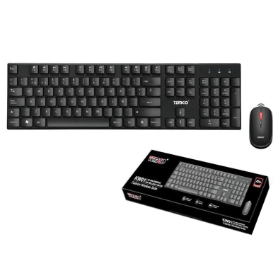 KIT INALÁMBRICO DE TECLADO Y RATÓN EN NEGRO