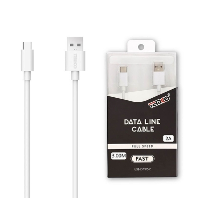 CABO USB-C 5V 2A 3M EM BRANCO