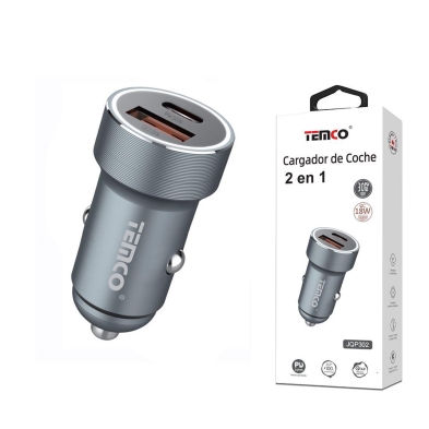 Acquista il caricabatteria per auto PD18W+30W A+C | Grigio