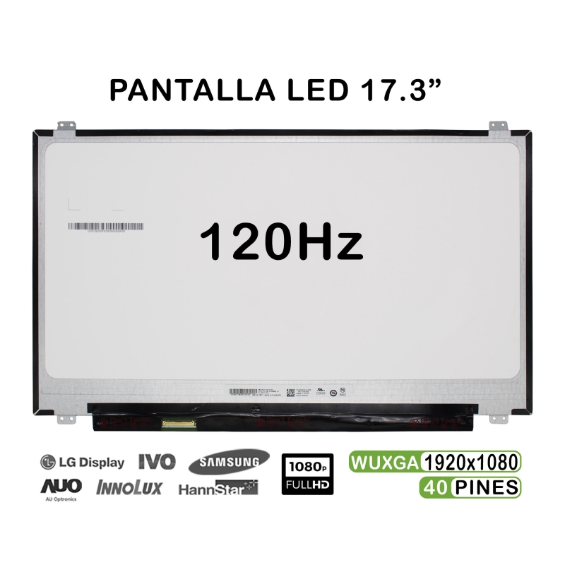 ECRÃ LED DE 17.3" PARA PORTATIL B173HAN01.4 120HZ