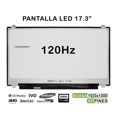 Schermo LED portatile 17,3" B173HAN01.4 120Hz