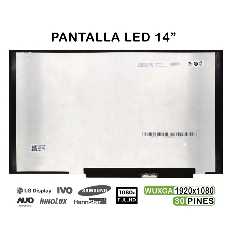 Acquista uno schermo LED da 14" per laptop B140HAN06.8 FHD 30 pin