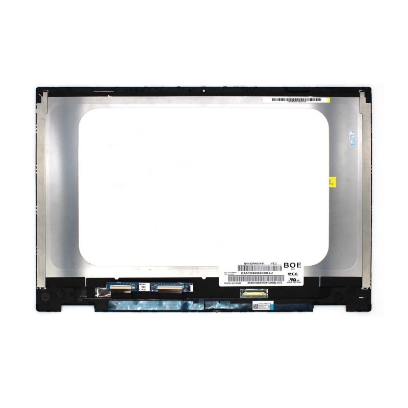 ECRÃ LED TÁTIL COMPLETO DE 14" PARA PORTATIL HP PAVILION X360 14-DW 14-DWXXX SERIES COM QUADRO