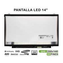 PANTALLA LED DE 14" PARA PORTÁTIL B140QAN01.0 2560X1440 40 PINES