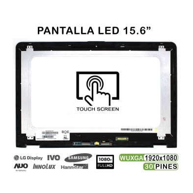 PANTALLA LED TÁCTIL DE 15.6" PARA PORTÁTIL HP ENVY X360 M6-AQ SERIES CON MARCO