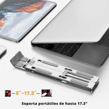 Acquista Supporto per laptop in alluminio con 6 livelli di regolazione