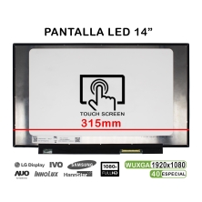 Ecrã LED tátil 14" portatil NV140FHM-T07 | FHD 40 Pines