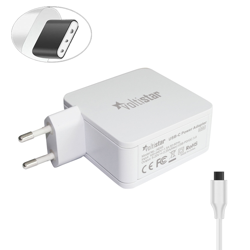 Acquista caricabatterie multitensione USB-C 5V-20V 2,25A 45W vuoto